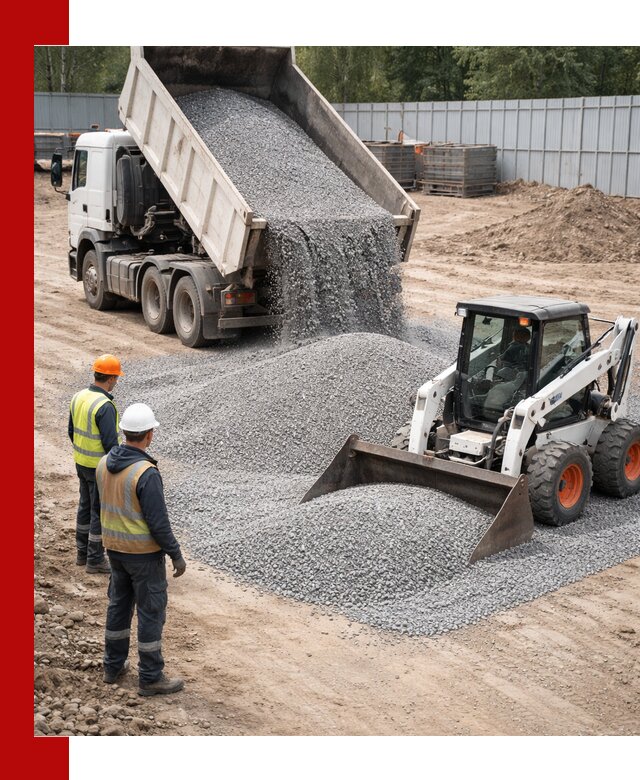 Доставка и продажа гранитного щебня фракции 0-5 в Подольске