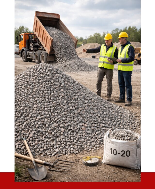 Гранитный щебень фракция 10-20 в Подольске от 4376 руб.|ПРОНЕРУДПдл