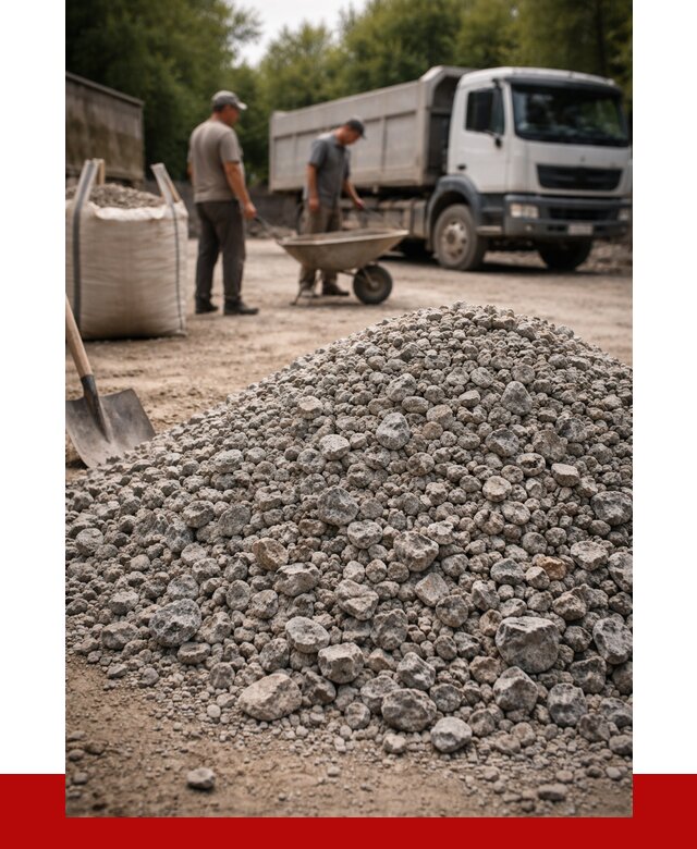 Гранитный щебень фракция 20-40 в Подольске от 3334 руб. ПРОНЕРУДПдл