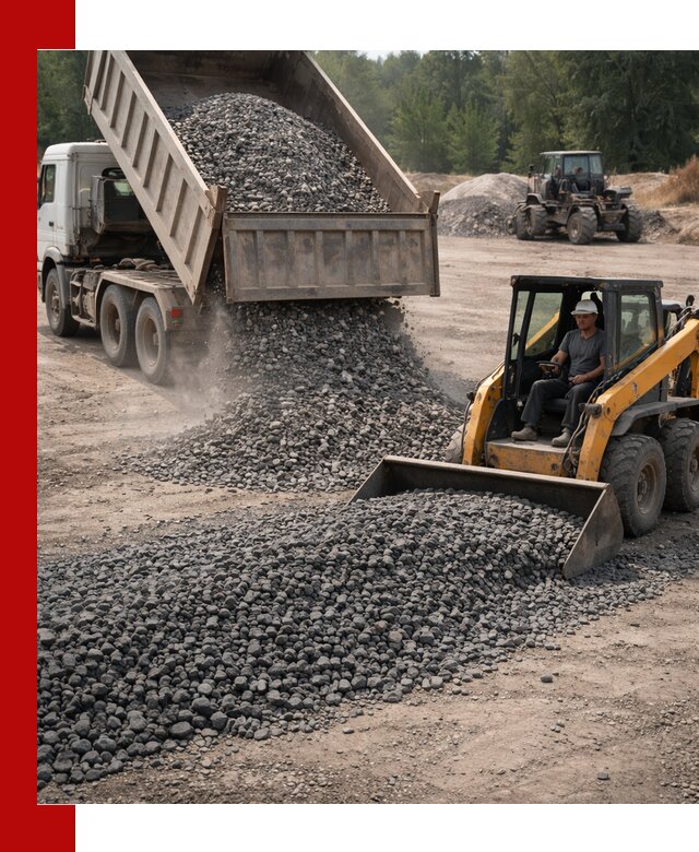 Гранитный щебень фракция 40-70 с доставкой в Подольске