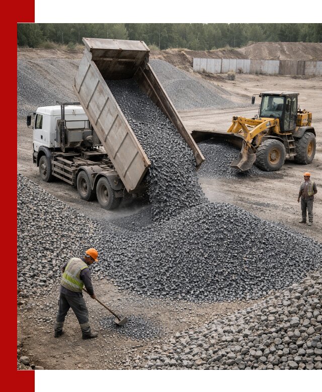 Щебень габбро-диабаз фр. 5-20 с доставкой в Подольске