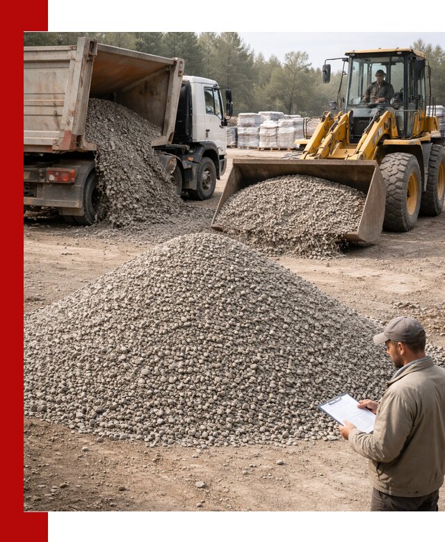Гравийный щебень фракция 5–10 с доставкой в Подольске