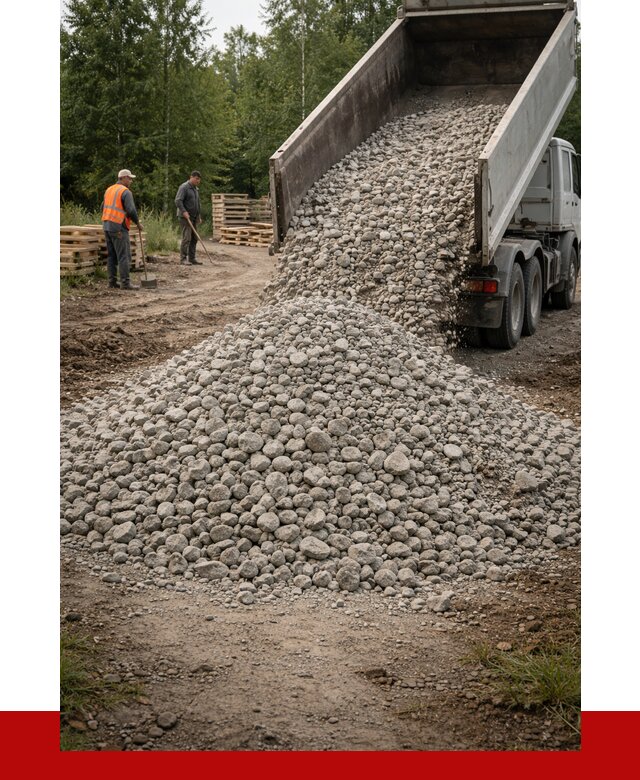 гравийный щебень фракция 70-120 в Подольске от 2552 р. ПРОНЕРУДПдл