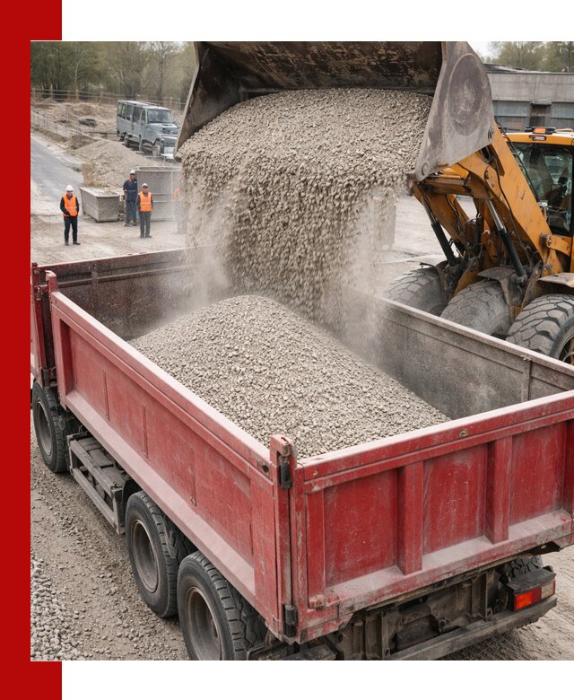 Купить известняковый щебень фракции 0-5 с доставкой в Подольске