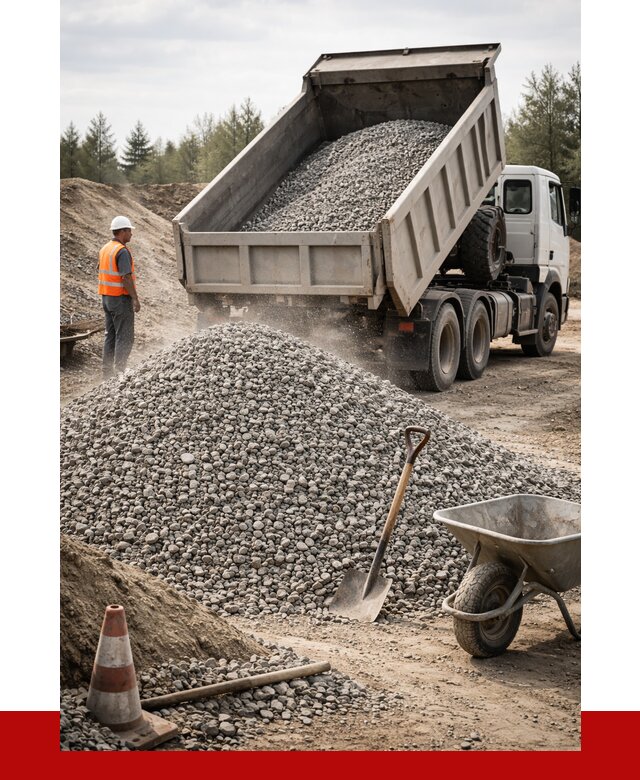 Купить вторичный щебень в Подольске от 1563 р. - ПРОНЕРУДПдл