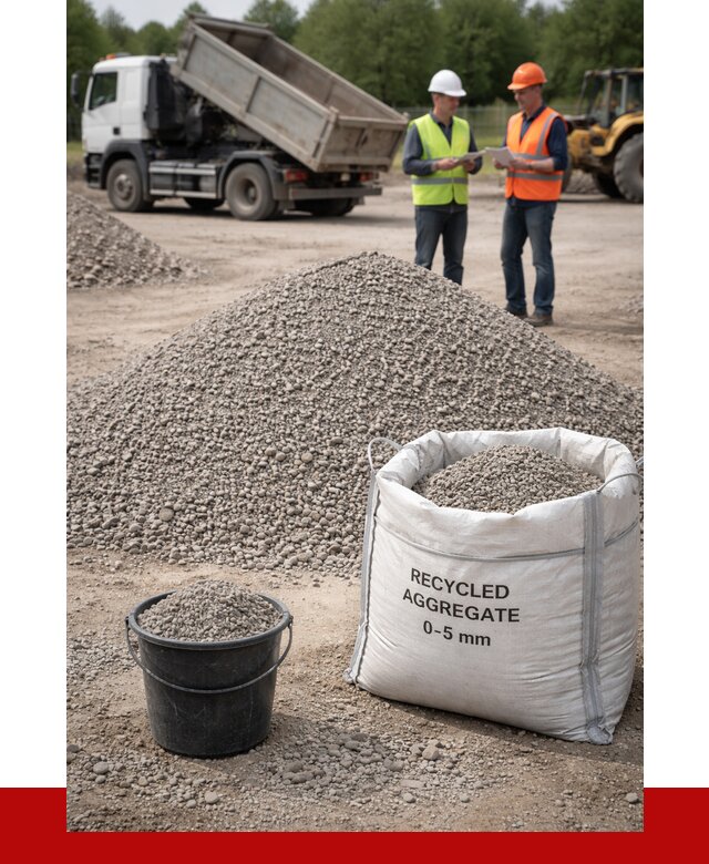 Вторичный щебень фракция 0-5 в Подольске от 1667 р. ПРОНЕРУДПдл