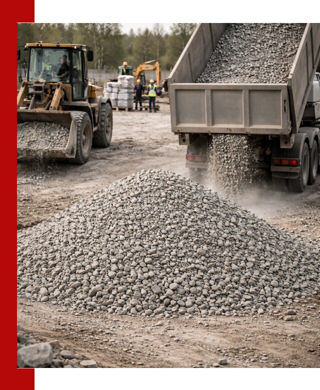 Вторичный щебень фракции 5-20 в Подольске — доставка и продажа крупнотоннажно