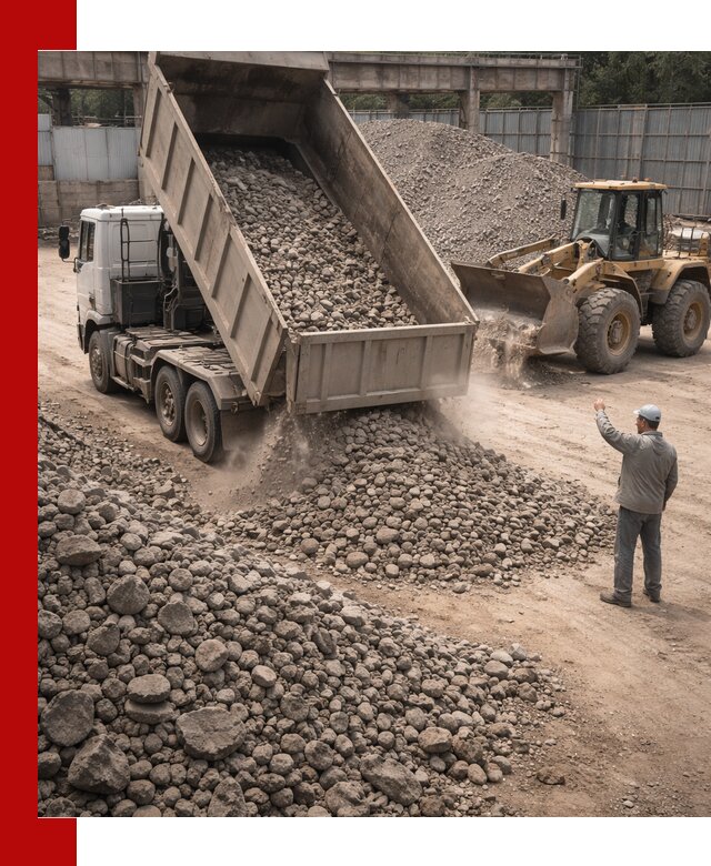 Вторичный щебень фракция 20-40 с доставкой в Подольске