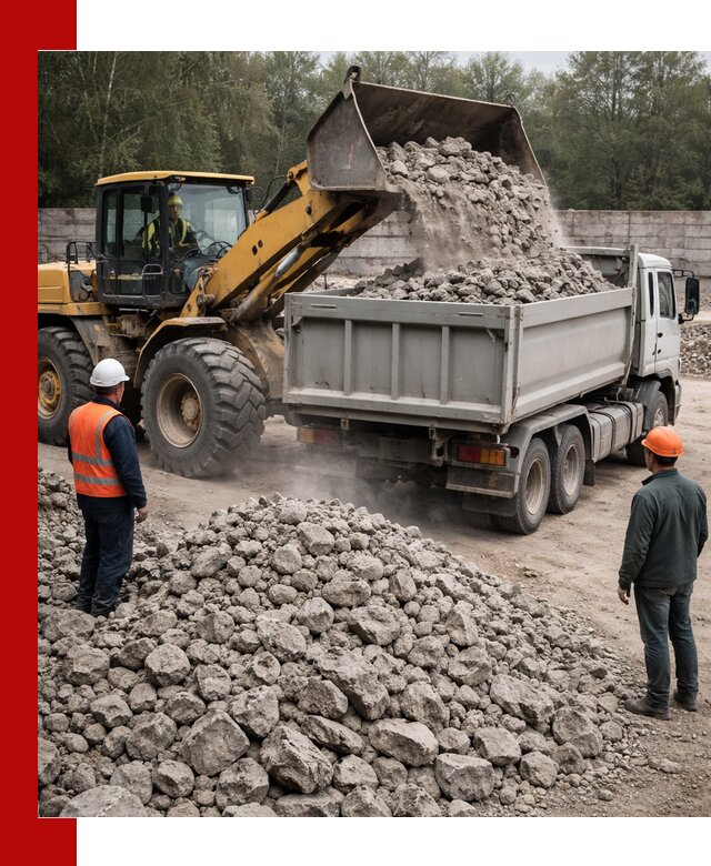 Вторичный щебень фракция 70–150 в Подольске с доставкой