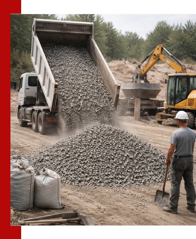 Доставка и продажа бетонного щебня в Подольске