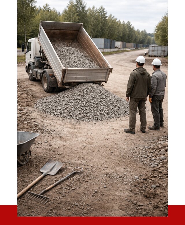 Бетонный щебень фракция 5-20 в Подольске от 3334 р., ПРОНЕРУДПдл