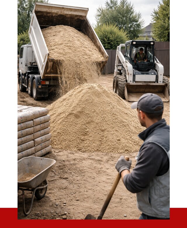 Мытый речной песок с доставкой в Подольске от 1511 р. | ПРОНЕРУДПдл