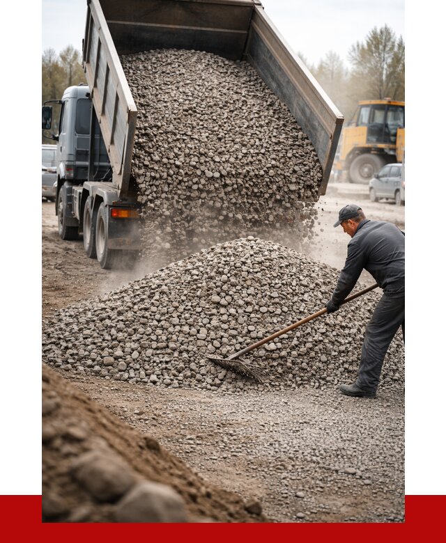 Гравий фракция 20-40 в Подольске от 2605 р. доставка | ПРОНЕРУДПдл