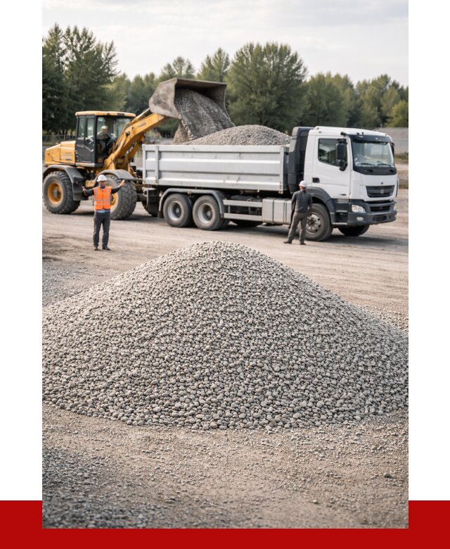 Купить мытый гравий в Подольске от 3646 р, доставка ПРОНЕРУДПдл