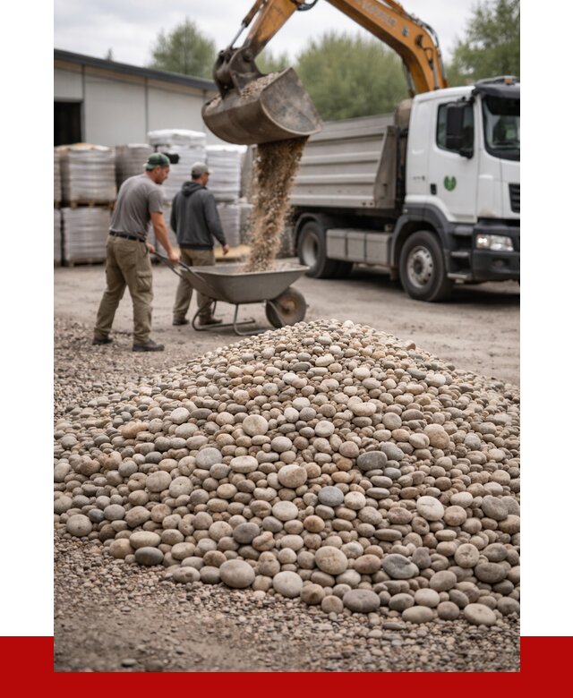Галька декоративная в Подольске от 3334 р. за куб | ПРОНЕРУДПдл