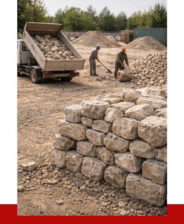 Бутовый камень известняковый в Подольске от 4376 р. | ПРОНЕРУДПдл