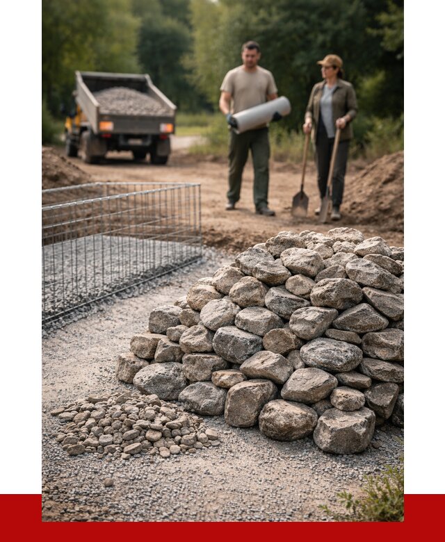 Камень для габионов фракция 100-200 в Подольске от 5001 р. | ПРОНЕРУДПдл