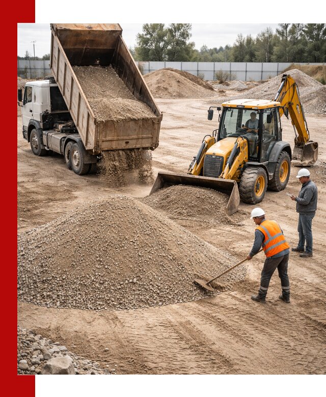 Поставка и доставка ПГС С4 в мешках и самосвалах в Подольске