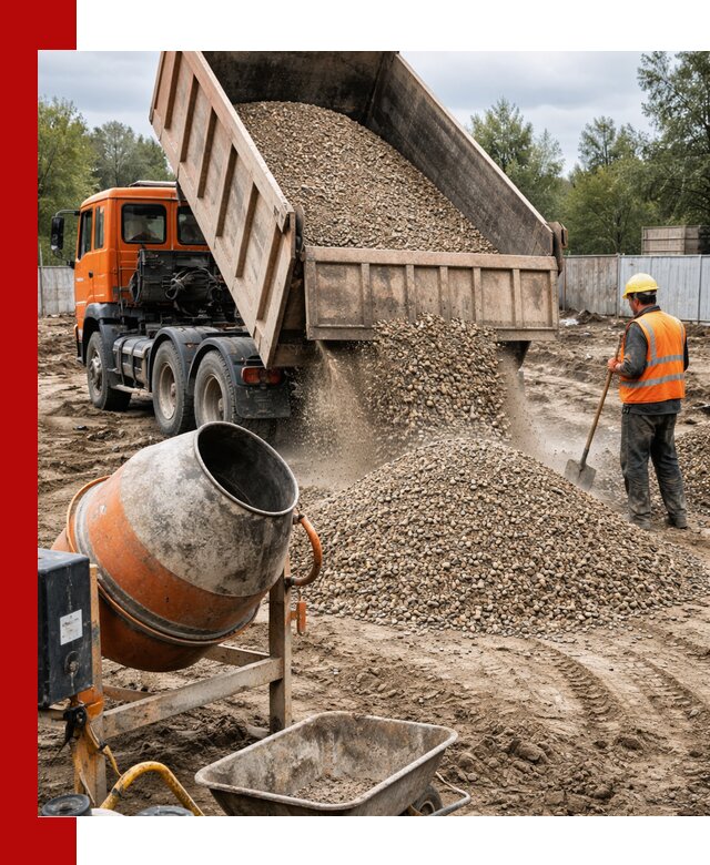 Опгс для бетона с доставкой самосвалом в Подольске от производителя
