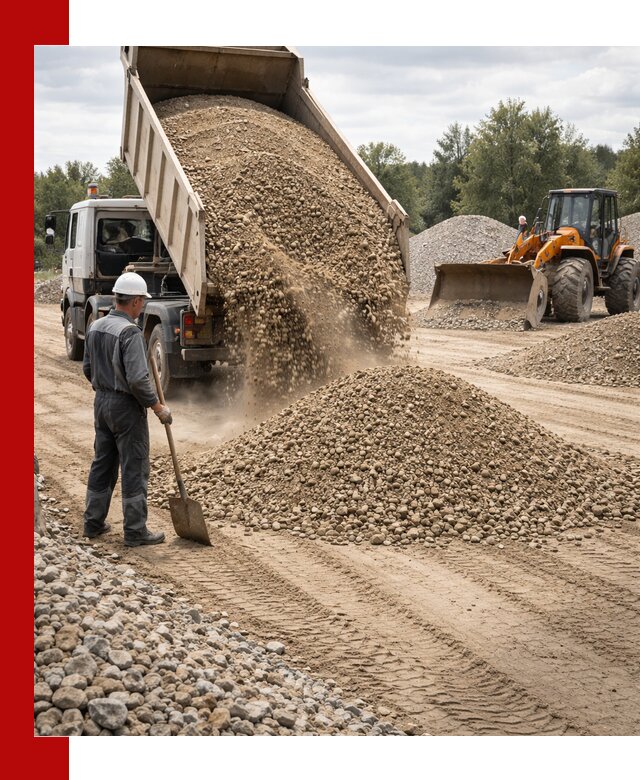 Доставка щпс С3 в Подольске самосвалами и бортовыми грузовиками
