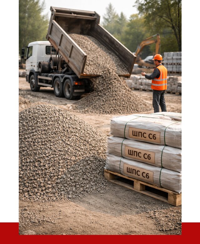ЩПС С6 в Подольске с доставкой от 2292 р. за куб | ПРОНЕРУДПдл