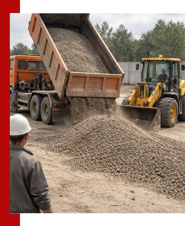 Доставка щпс С8 самосвалами в Подольске от производителя