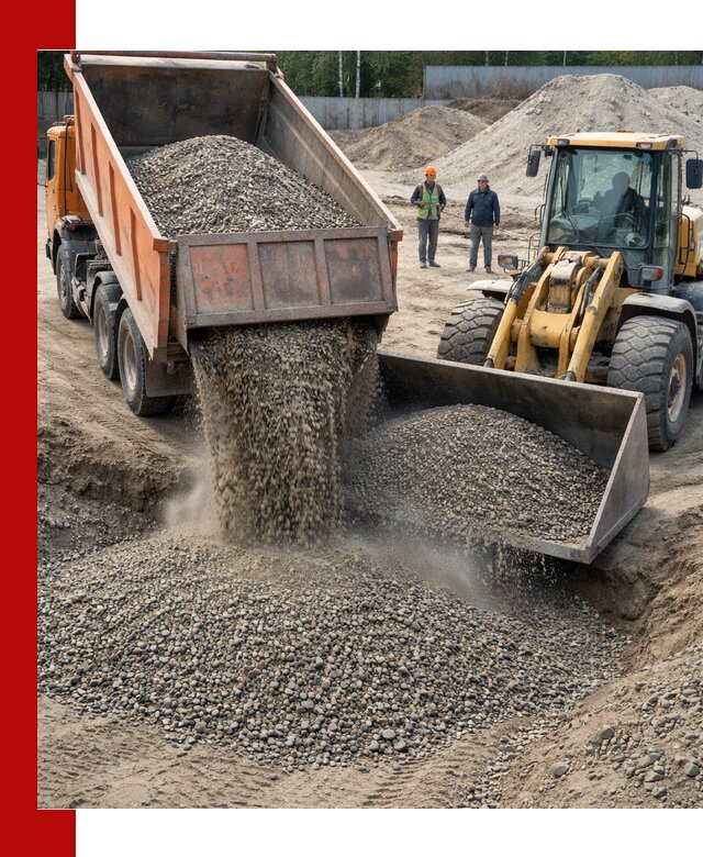 Доставка щпс С9 самосвалами по выгодным тарифам в Подольске