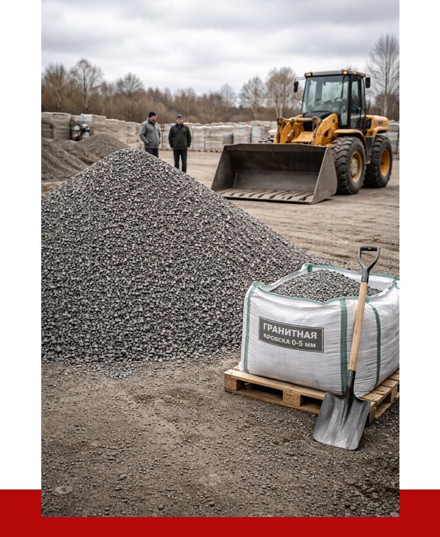 Купить гранитную крошку в Подольске от 5001 р. с доставкой | ПРОНЕРУДПдл