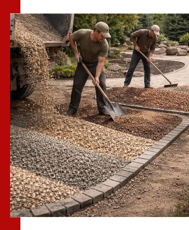 Декоративная крошка для ландшафта в Подольске — продажа и доставка