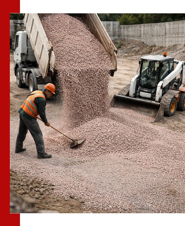 Крошка розовый гранит с доставкой в Подольске от производителя