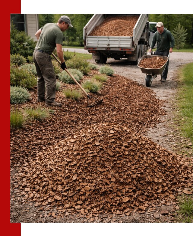 Крошка для мульчирования с доставкой в Подольске