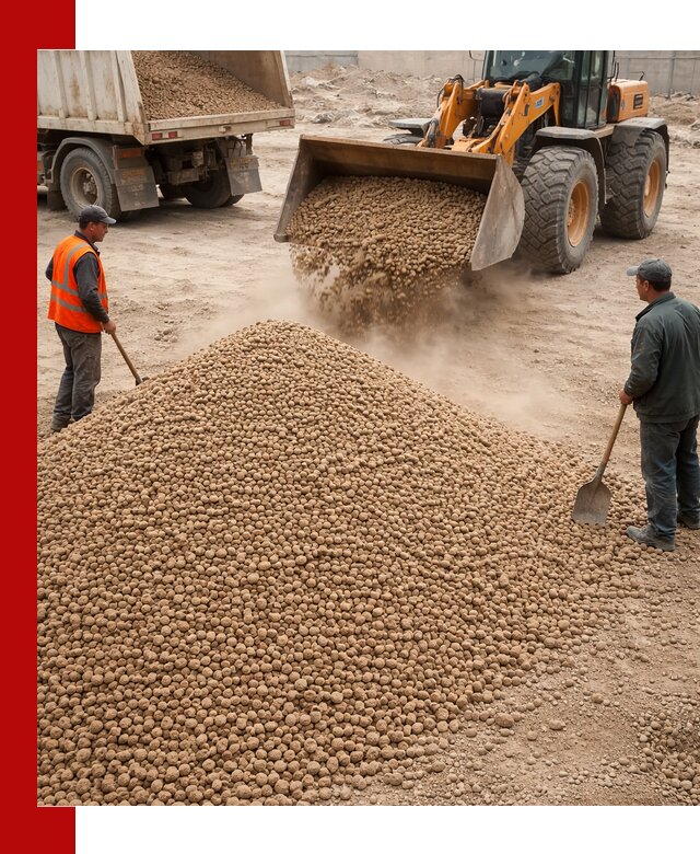 Керамзит фракция 10-20 с доставкой в Подольске