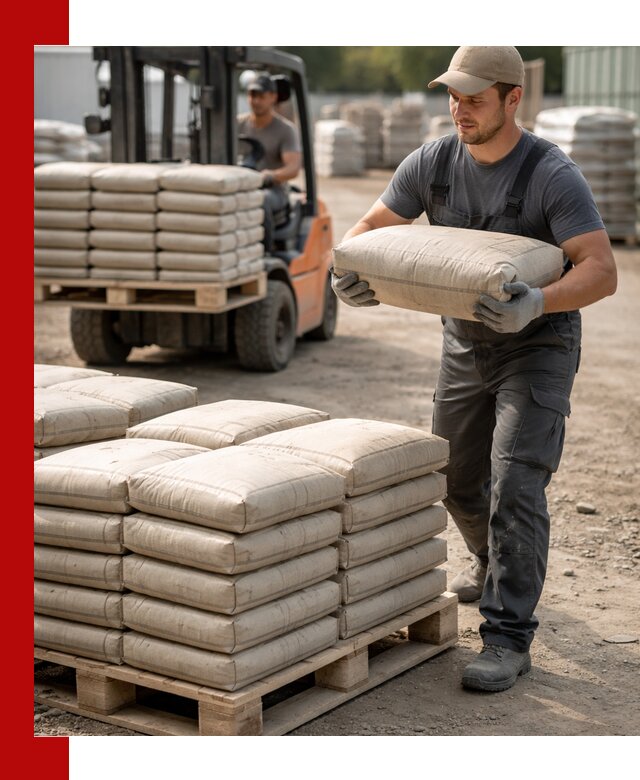 Доставка цемента в мешках оптом и в розницу в Подольске