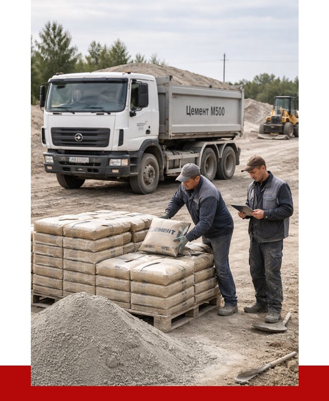 Купить цемент м500 с доставкой в Подольске от 5417 р. | ПРОНЕРУДПдл