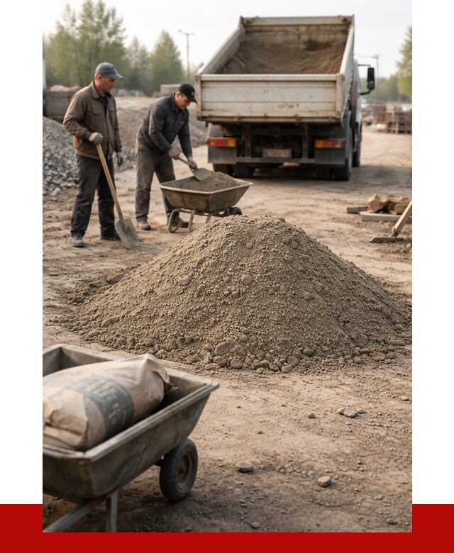 Цементно-песчаная смесь М150 в Подольске от 4896 р. | ПРОНЕРУДПдл