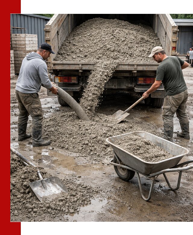 Цементно-песчаная смесь М150 доставка в Подольске