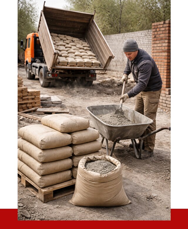 Купить сухую смесь для кладки в Подольске от 1250 р. | ПРОНЕРУДПдл