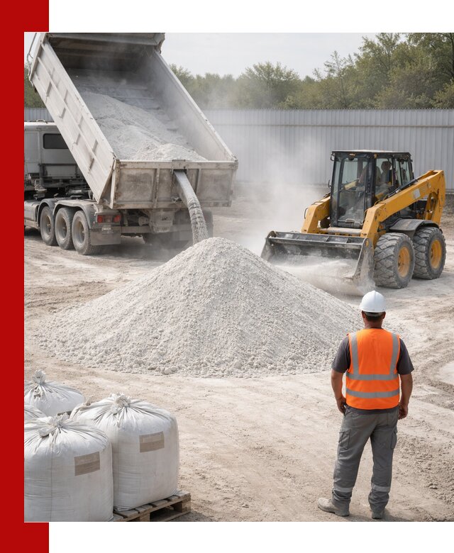 Доставка и продажа известняковой муки в Подольске