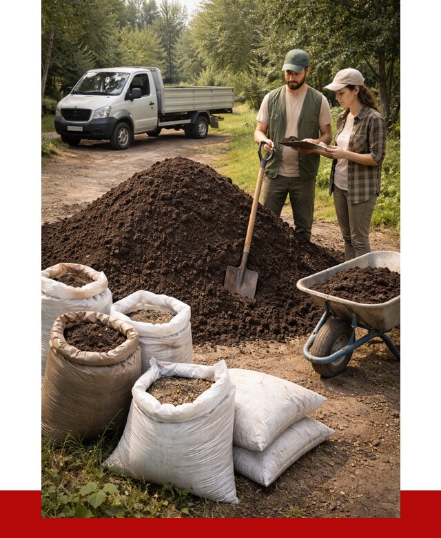 Купить грунт с доставкой в Подольске от 4688 р. за м3 | ПРОНЕРУДПдл