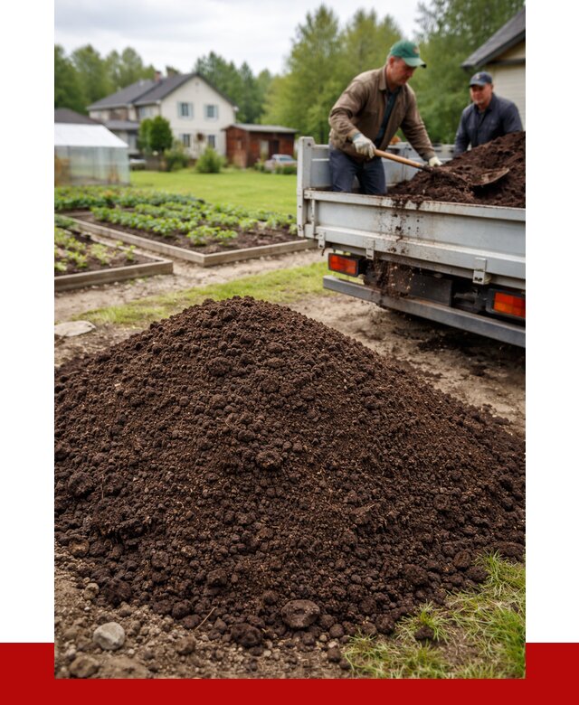 Плодородный грунт в Подольске с доставкой от 4376 р. | ПРОНЕРУДПдл