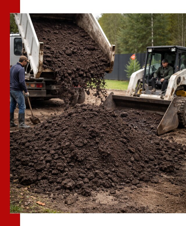 Плодородный грунт с доставкой в Подольске для садов и огородов