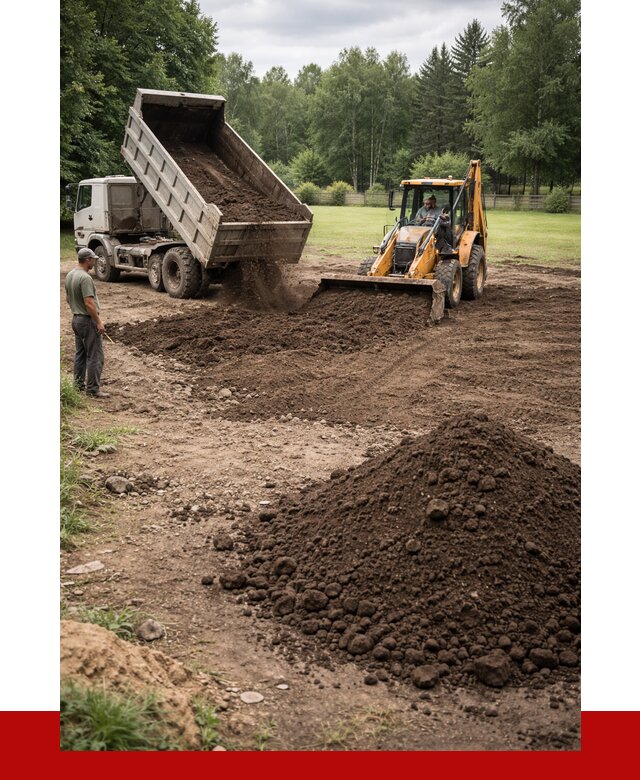 Грунт для выравнивания участка в Подольске от 1250 р. | ПРОНЕРУДПдл