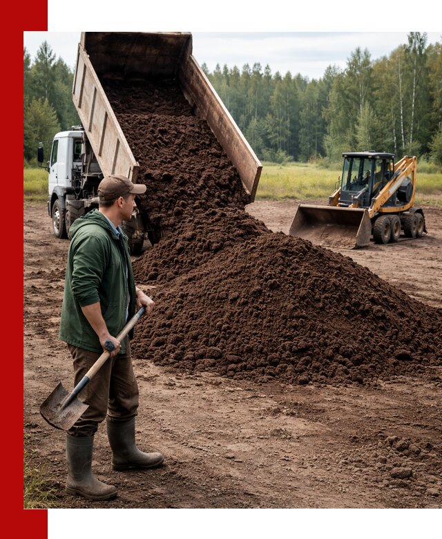 Купить верховой торф с доставкой в Подольске для садоводства и растений