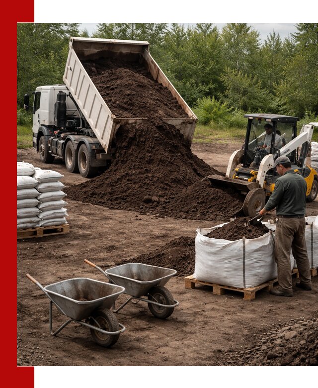 Доставка и продажа торфогрунта в Подольске оптом и в розницу