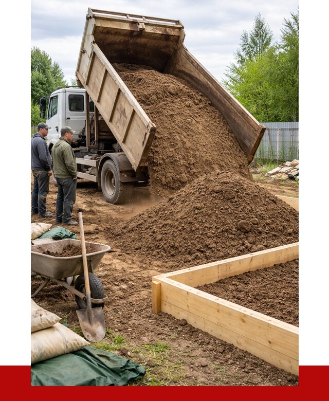 Торфо песчаная смесь в Подольске с доставкой от 1927 р. | ПРОНЕРУДПдл