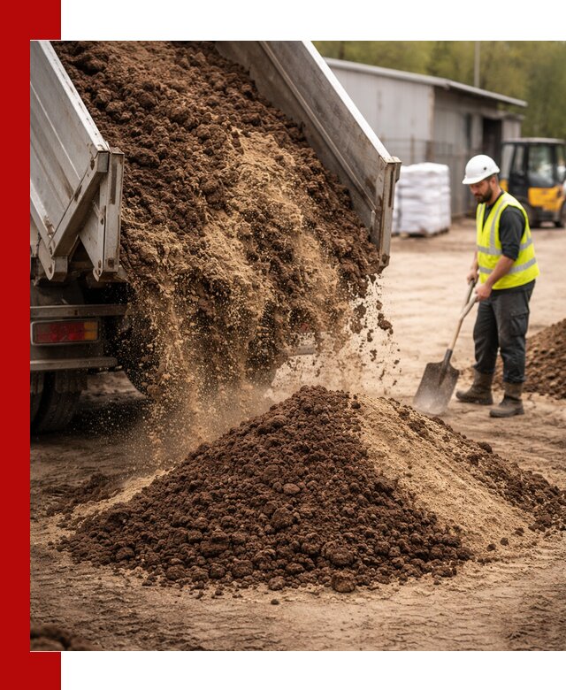 Доставка торфо-песчаной смеси в Подольске для строительства и озеленения