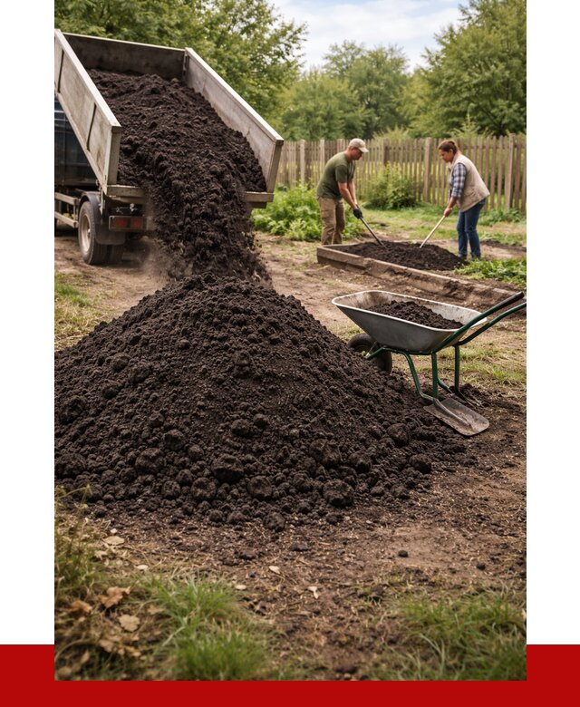 Купить чернозем для огорода в Подольске от 2605 р. | ПРОНЕРУДПдл