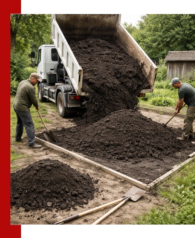 Купить чистый чернозем для огорода с доставкой в Подольске