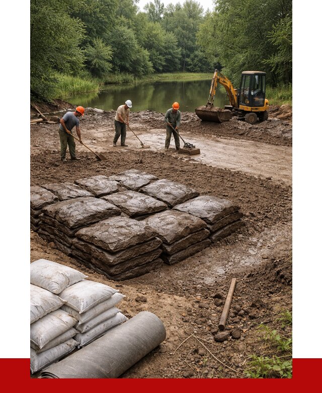 Купить глину для пруда в Подольске от 4688 р. с доставкой | ПРОНЕРУДПдл