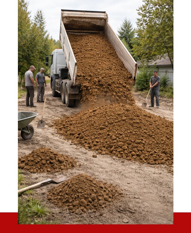 Купить суглинок с доставкой в Подольске от 2605 р. за куб | ПРОНЕРУДПдл